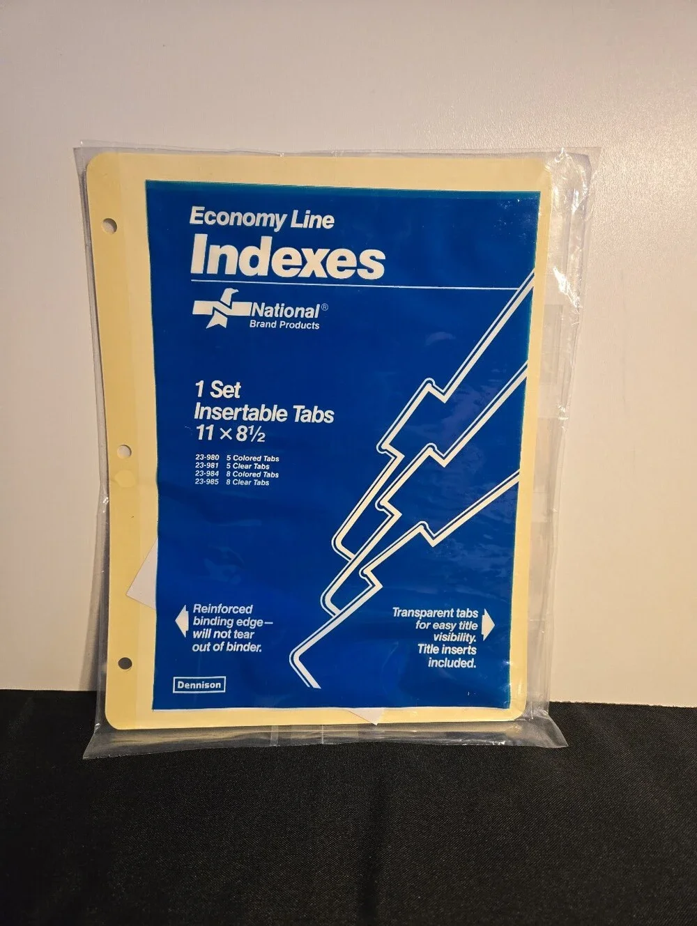 5-Tab Binder Dividers, Insertable Tabs [9 Sets Total]